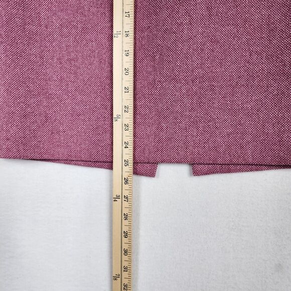 EUC J. Crew Wool Polyester Silk NO. 2 Pencil Skirt Pink Mauve Tweed Lined 8 - Picture 9 of 9